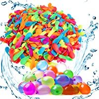 Gafild Globos de Agua-1000pcs Water Balloons de Colores Látex Water Balloons para Fiesta al Aire Libre Jardin Juguete de…
